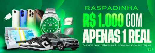 Imagem promocional da 96f mostrando a plataforma e suas vantagens